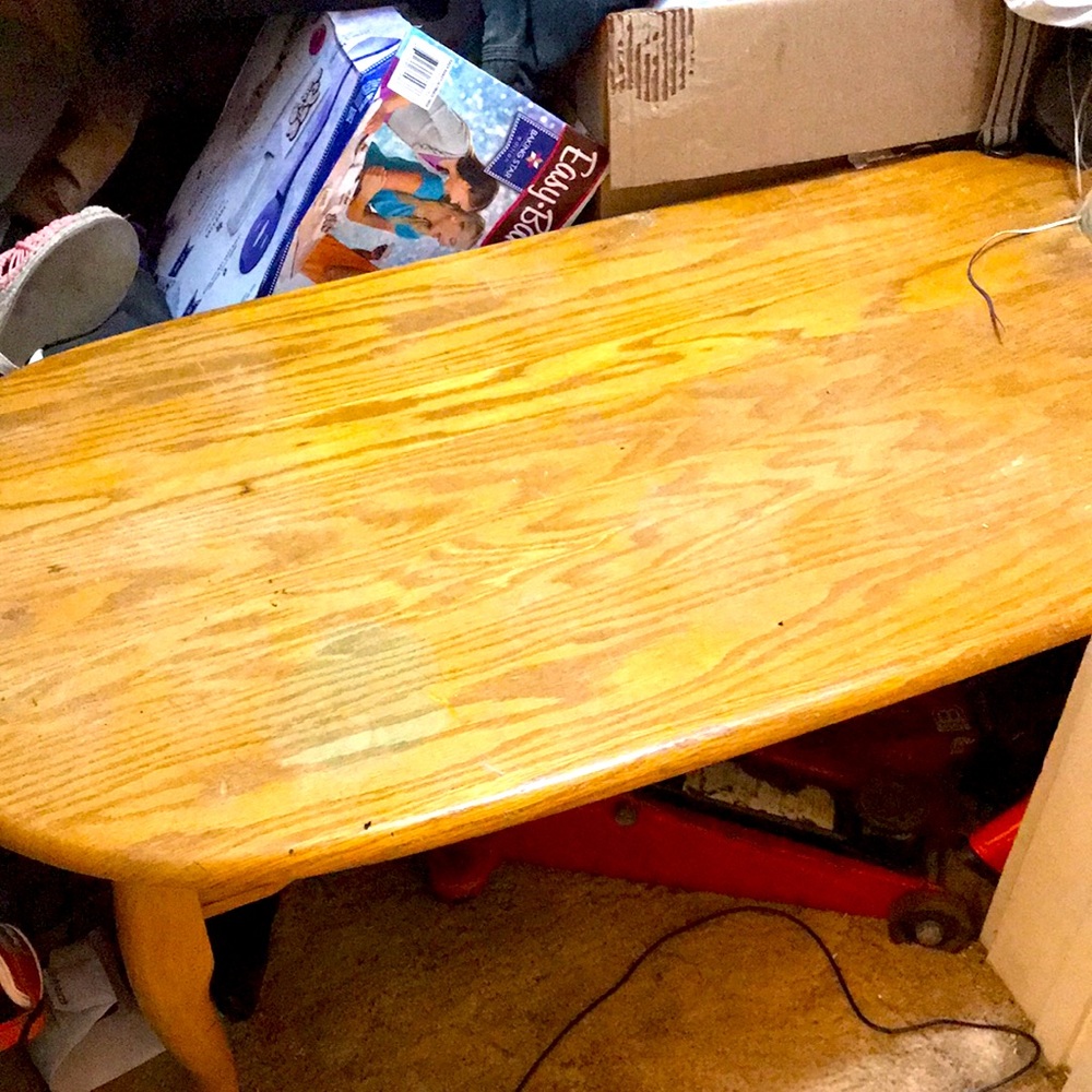 Coffee table real wood